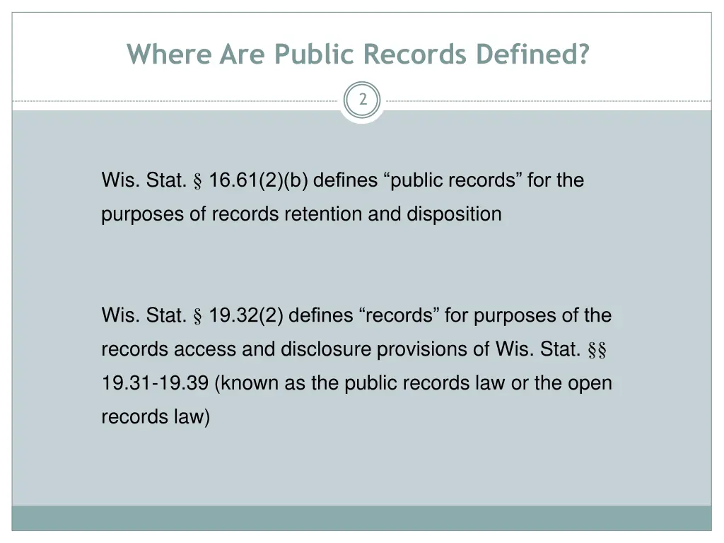 where are public records defined