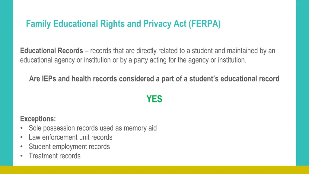 family educational rights and privacy act ferpa 2