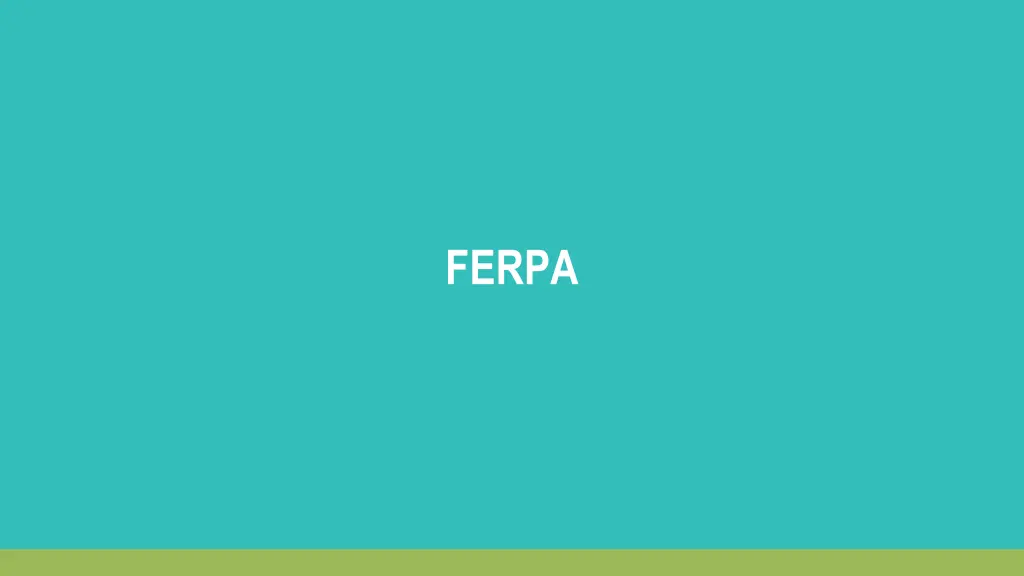 ferpa