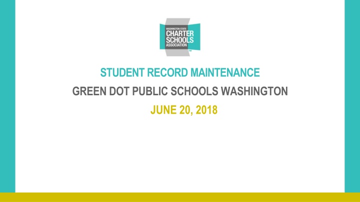 student record maintenance green dot public