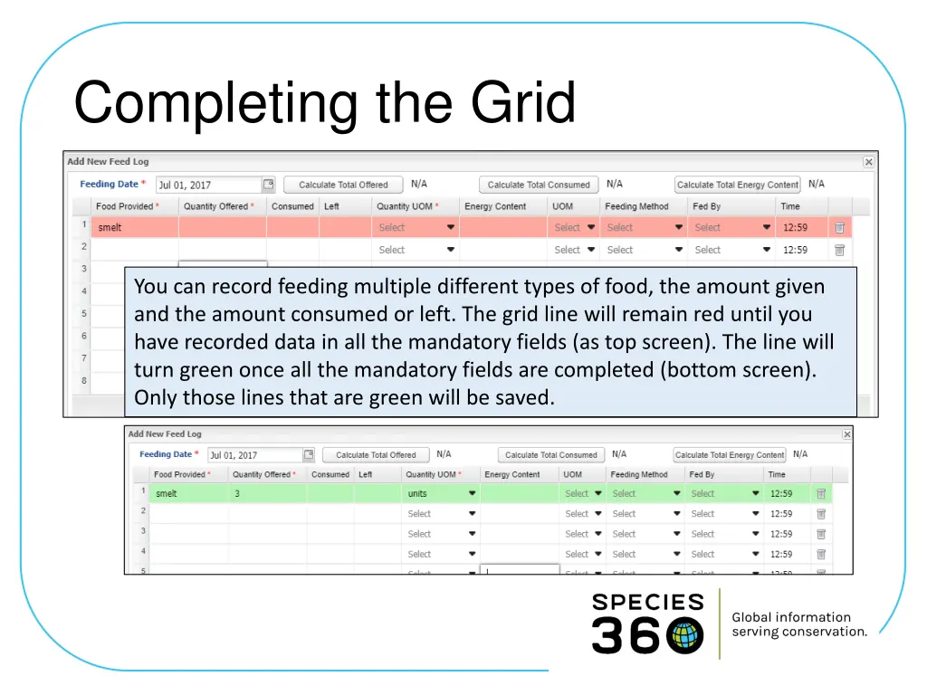 completing the grid