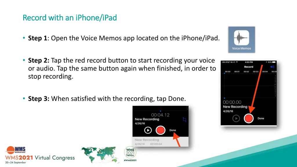 record with an iphone ipad record with an iphone