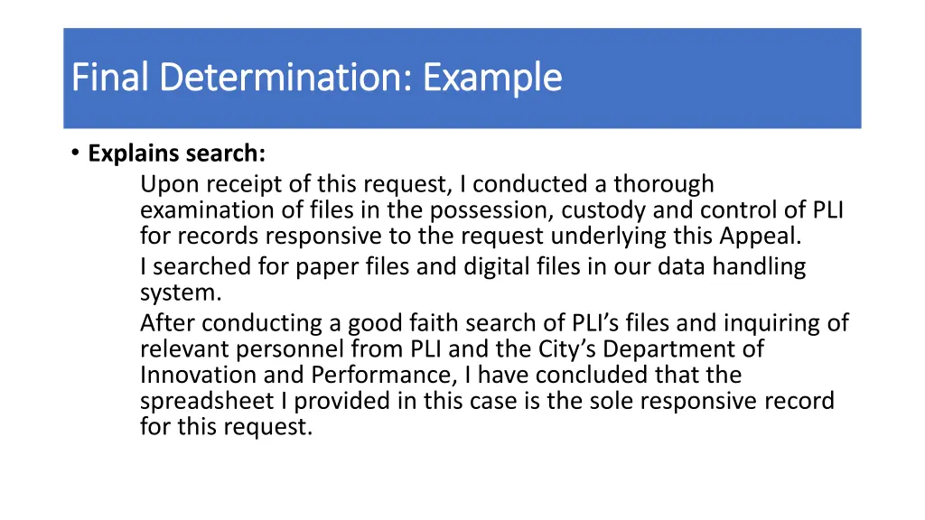 final determination example final determination 1