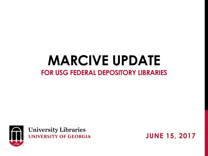 marcive update for usg federal depository