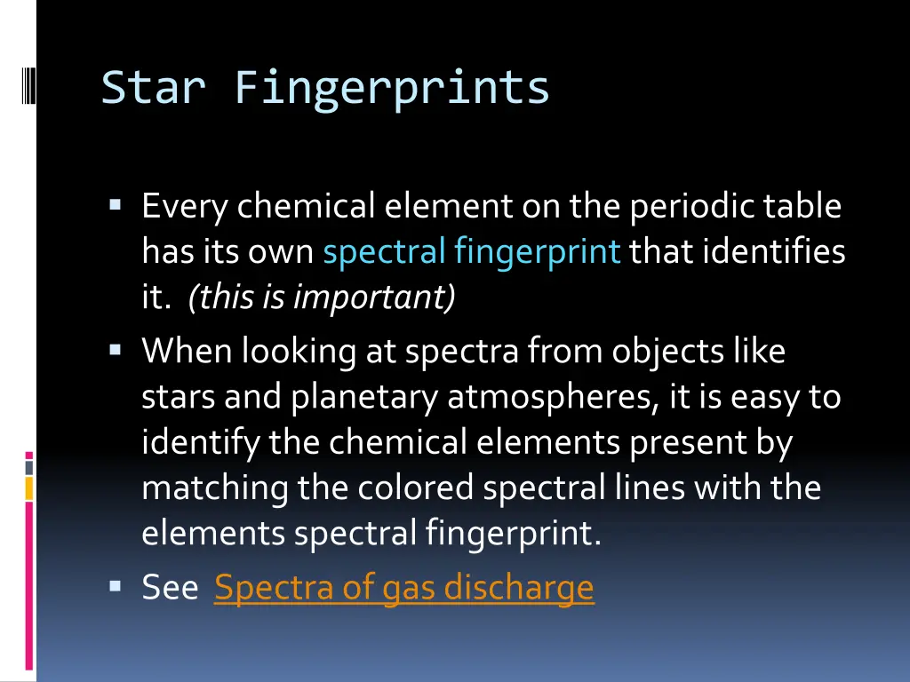 star fingerprints