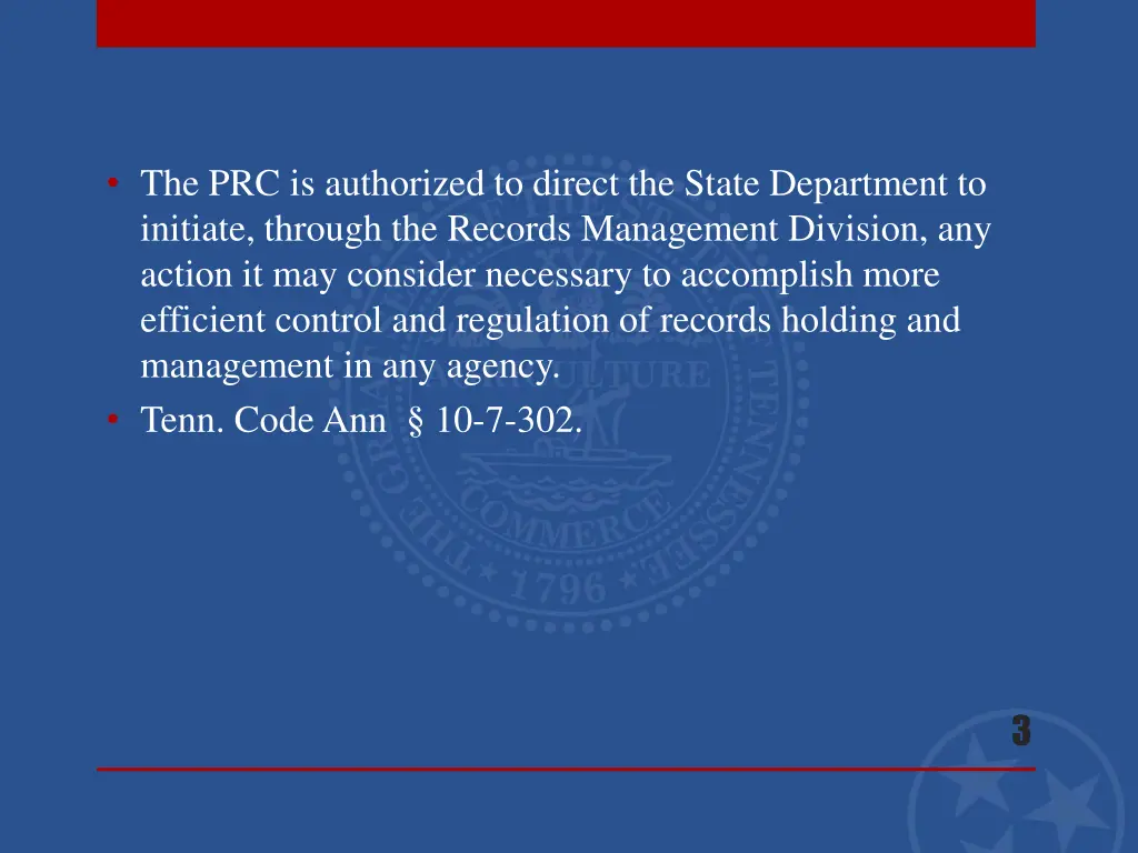 the prc is authorized to direct the state