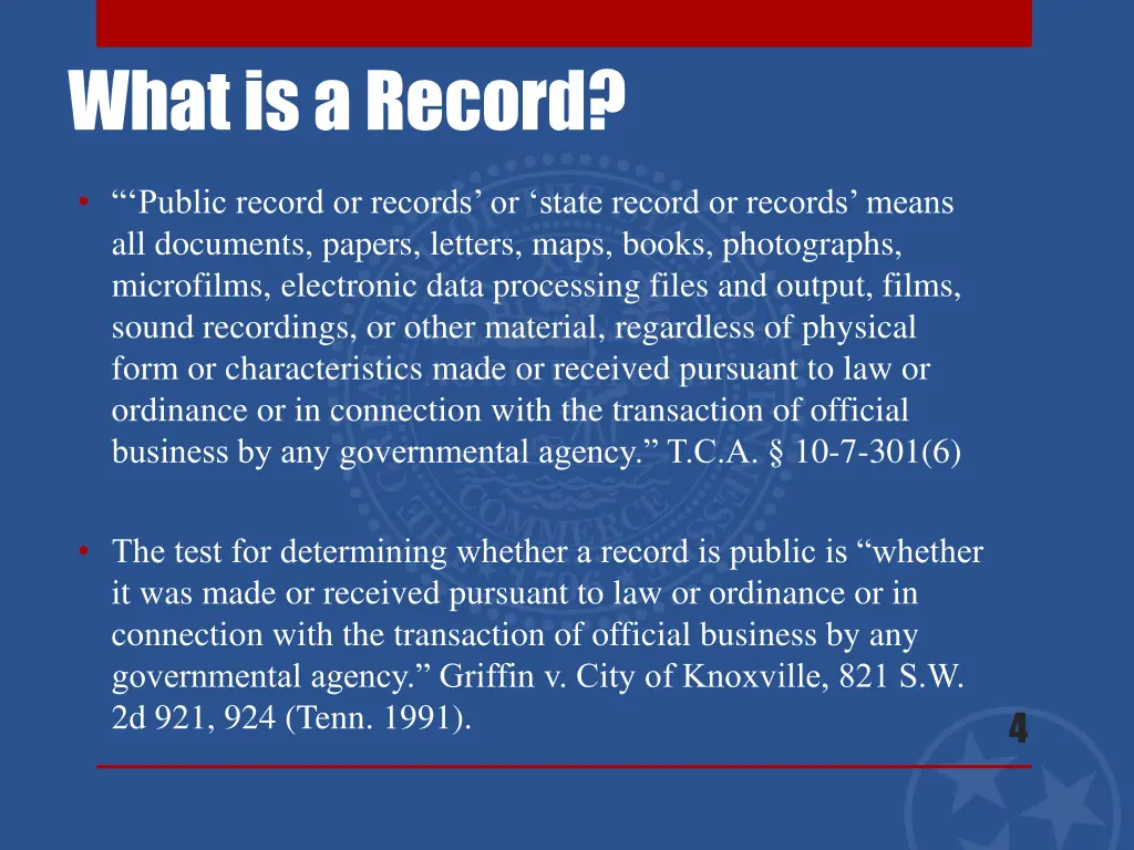 what is a record