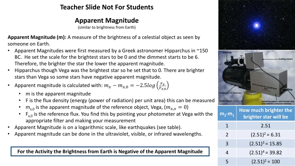 teacher slide not for students