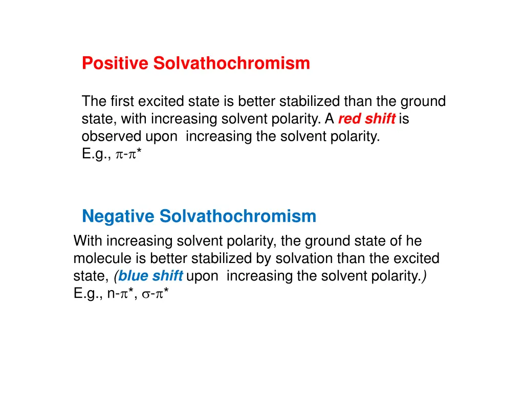 positive solvathochromism