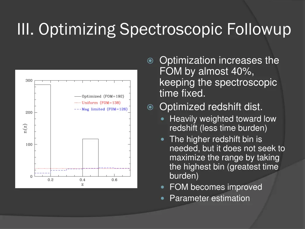 iii optimizing spectroscopic followup 5