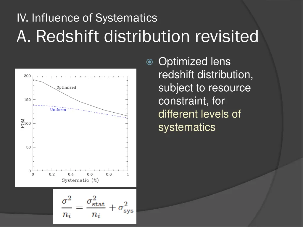 iv influence of systematics a redshift 2