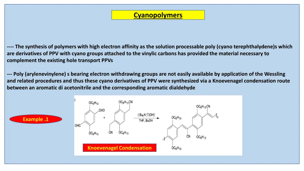 cyanopolymers