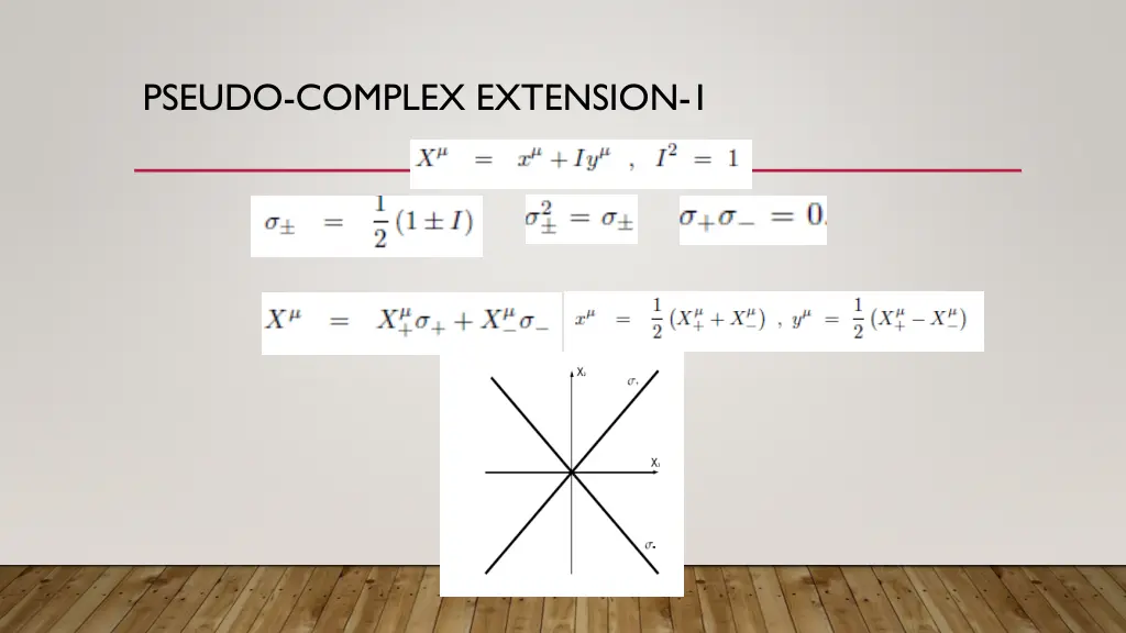 pseudo complex extension 1