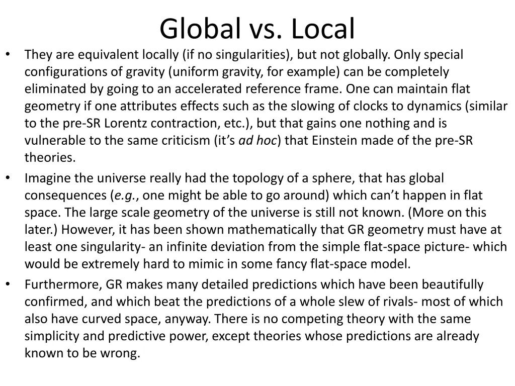 global vs local