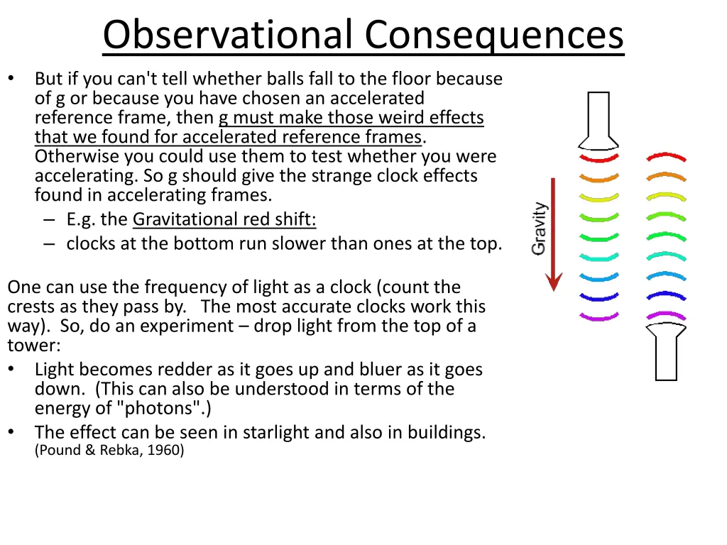 observational consequences