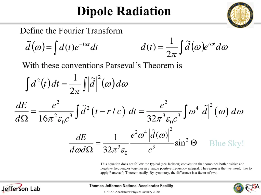 dipole radiation 1