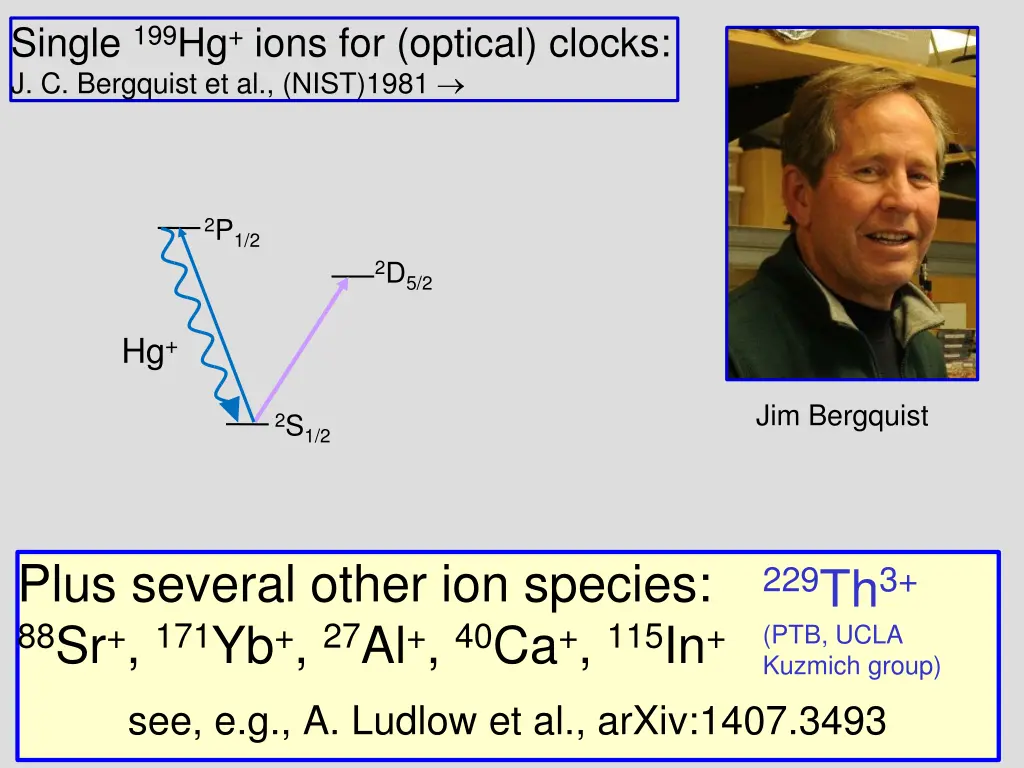 single 199 hg ions for optical clocks 1