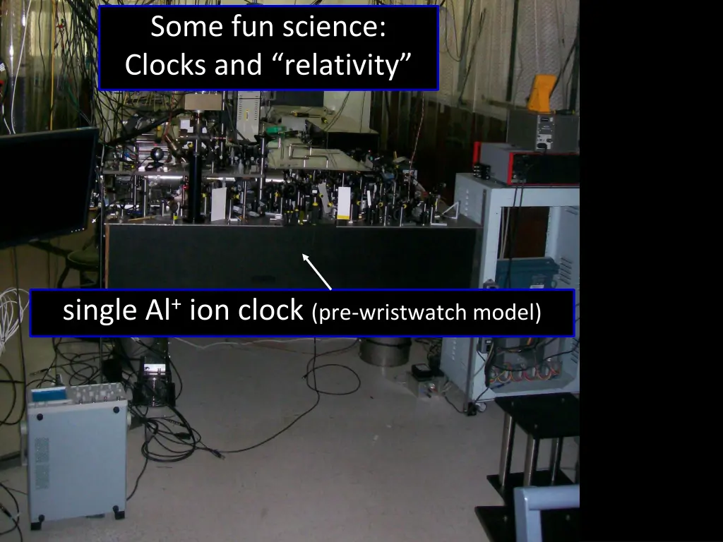 some fun science clocks and relativity