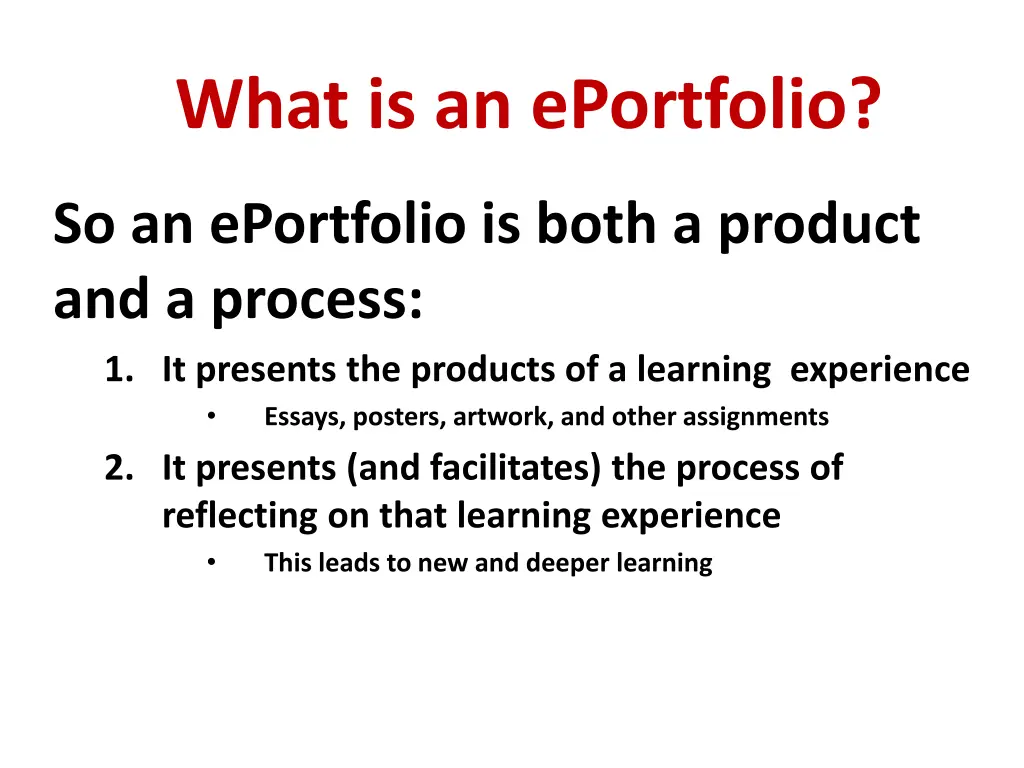 what is an eportfolio 3