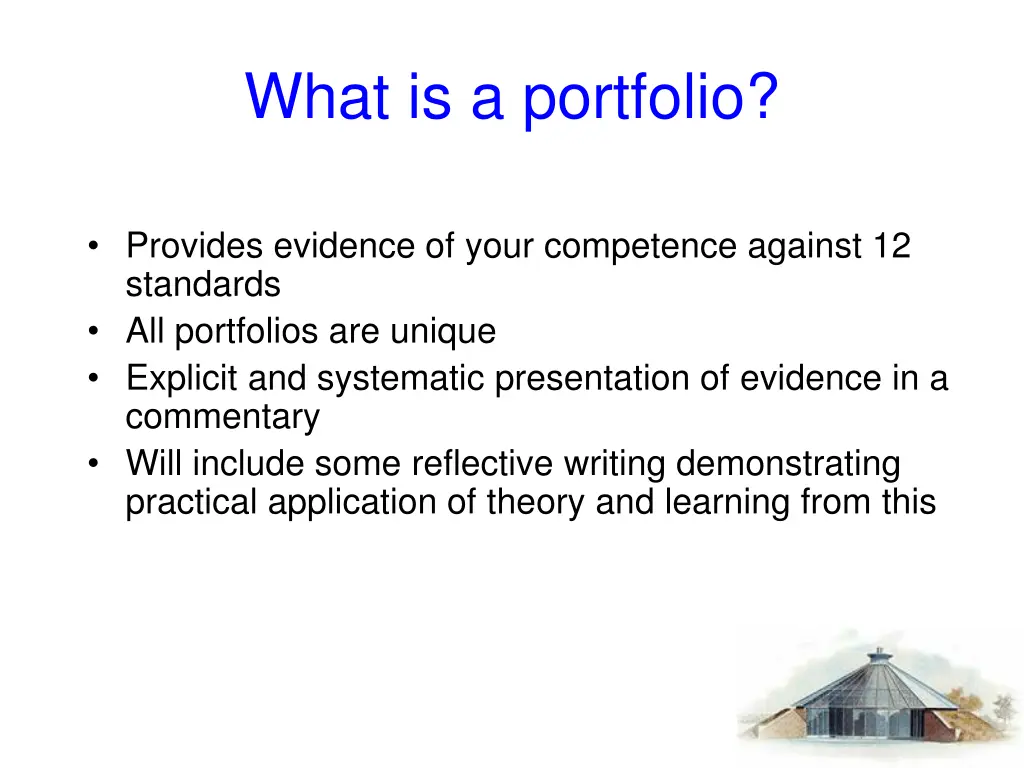 what is a portfolio