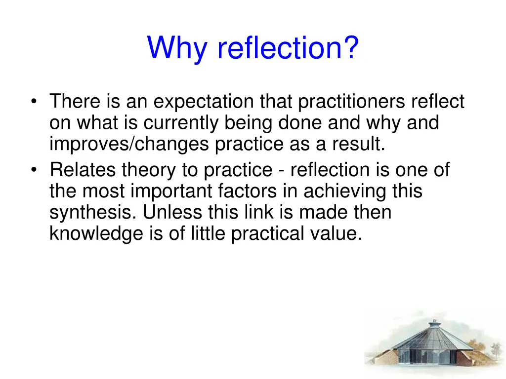 why reflection