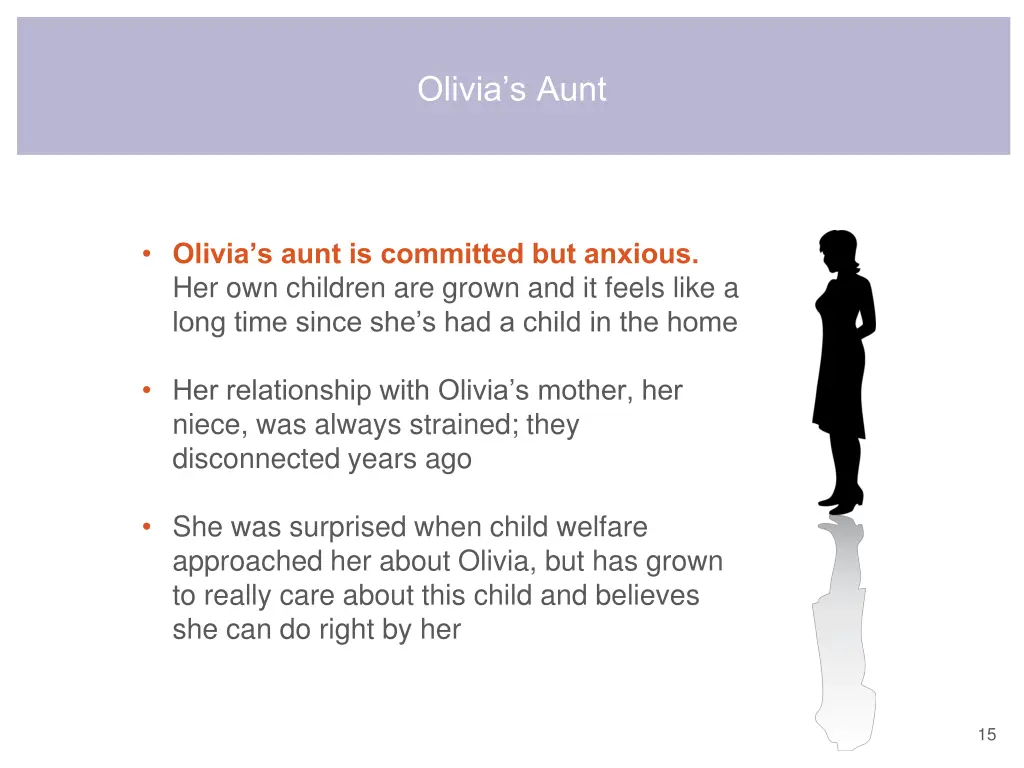 olivia s aunt