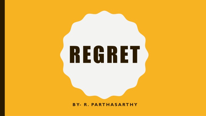 regret