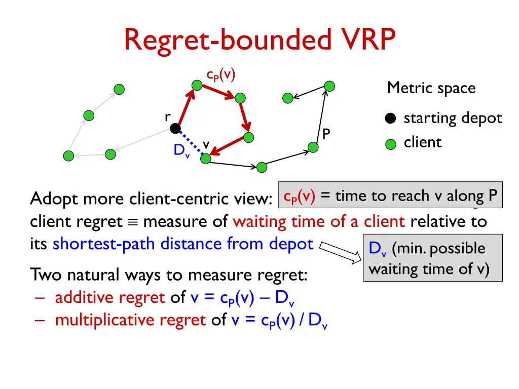 regret bounded vrp c p v