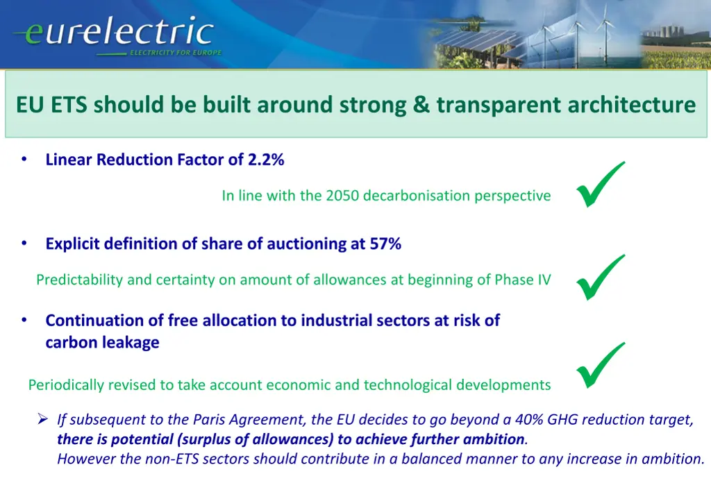 eu ets should be built around strong transparent