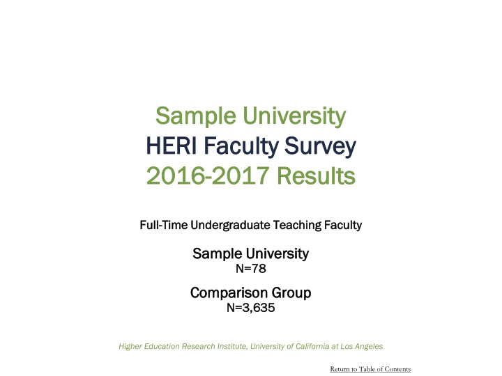 sample university sample university heri faculty