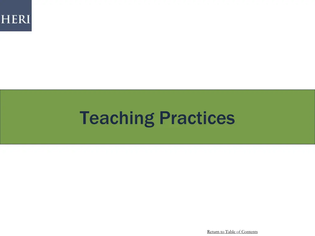 teaching practices