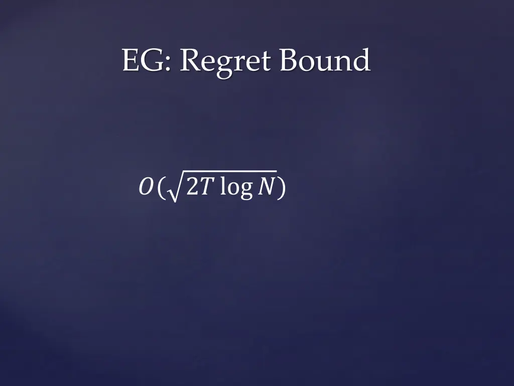 eg regret bound