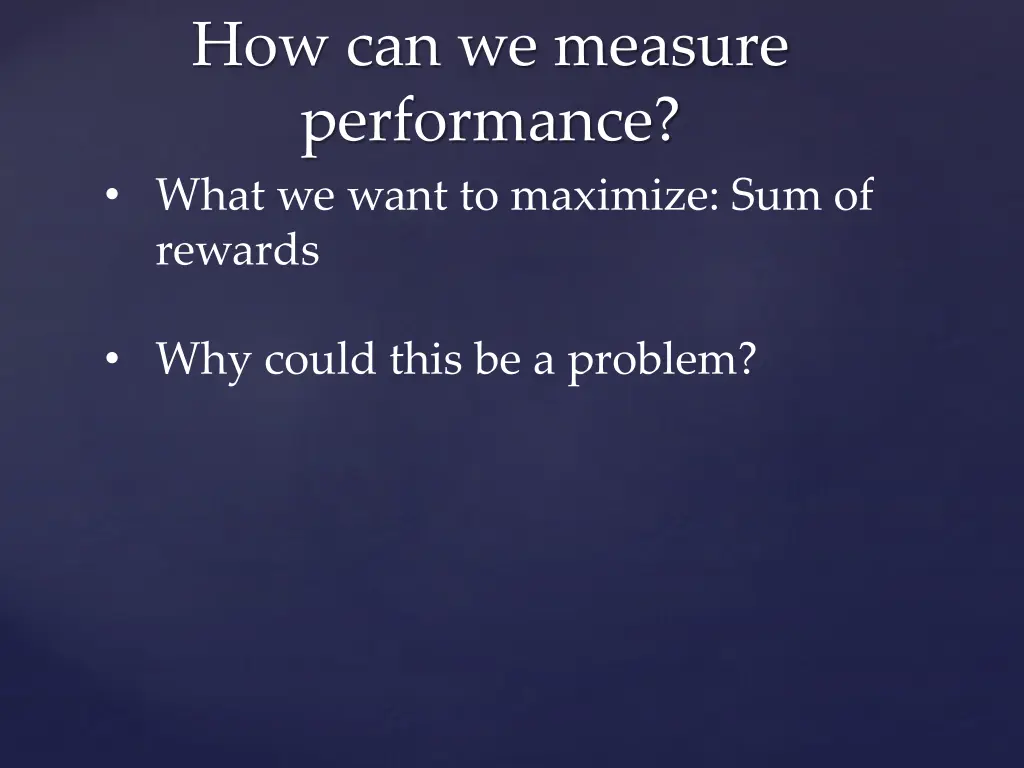 how can we measure performance what we want