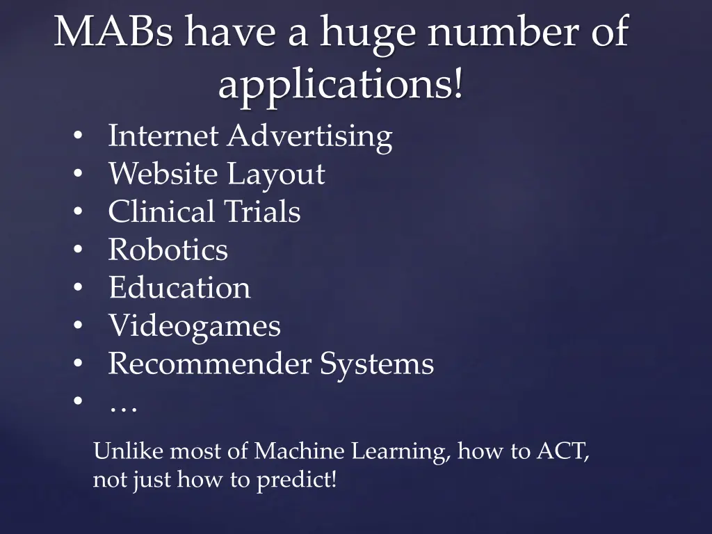 mabs have a huge number of applications internet