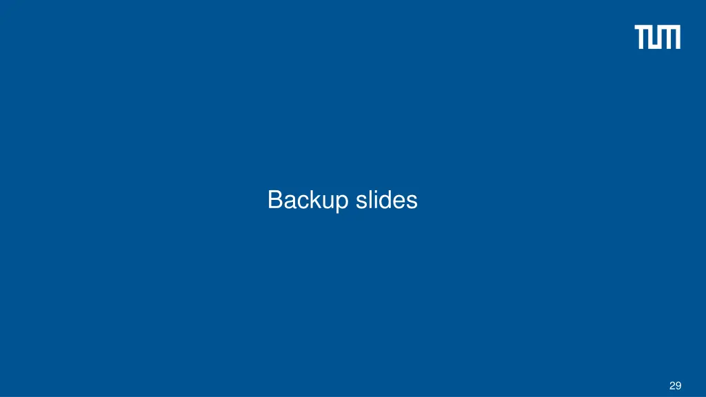 backup slides