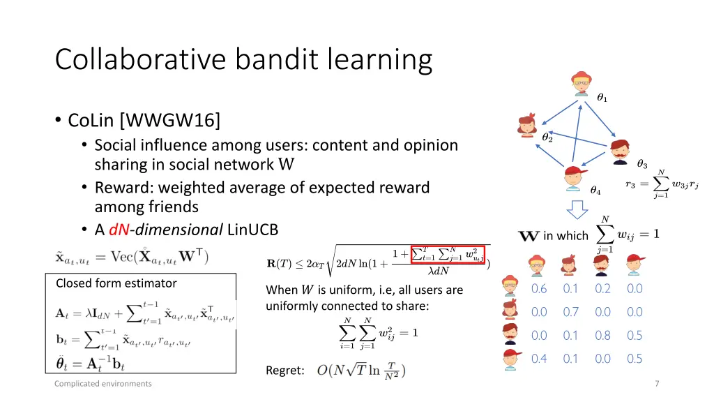 collaborative bandit learning 3