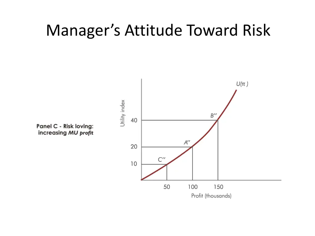 manager s attitude toward risk 5