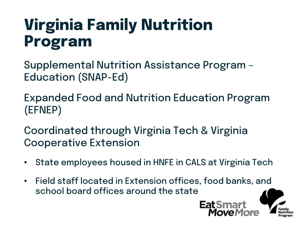 virginia family nutrition program 1