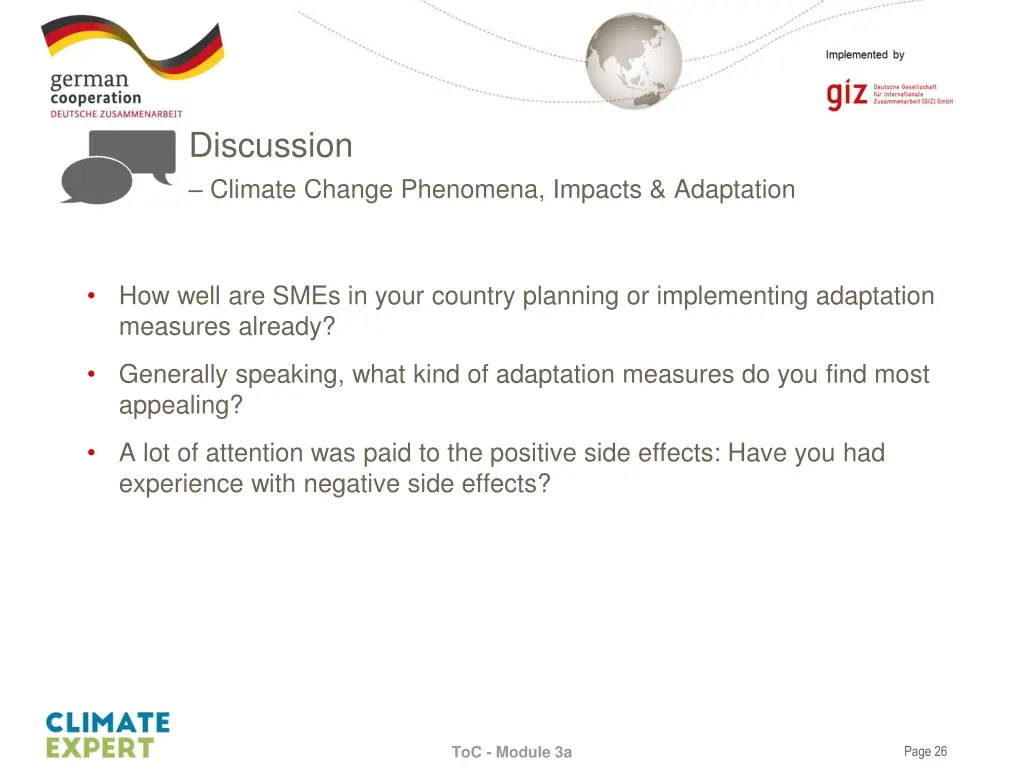 discussion climate change phenomena impacts