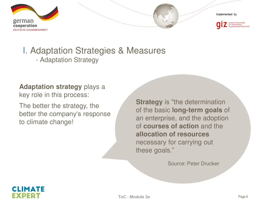 i adaptation strategies measures adaptation