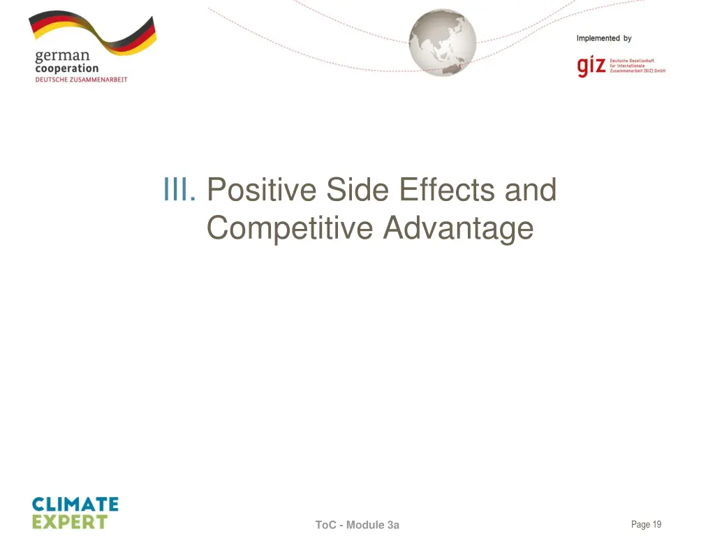 iii positive side effects and competitive