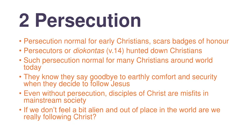 2 persecution