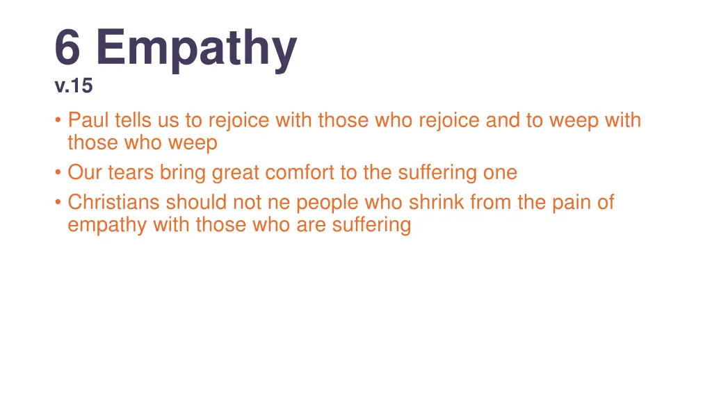 6 empathy v 15 paul tells us to rejoice with