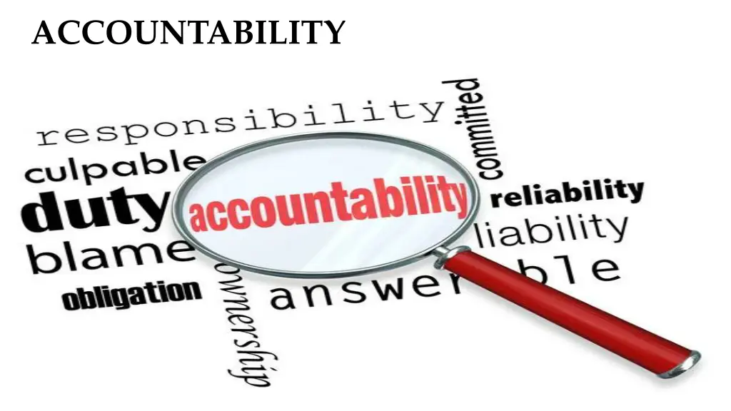 accountability