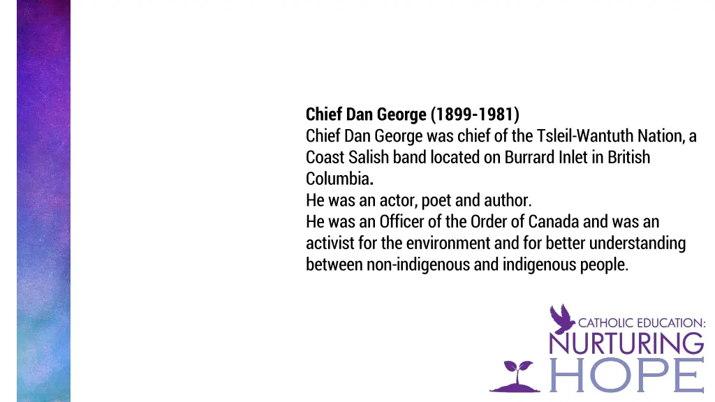 chief dan george 1899 1981 chief dan george