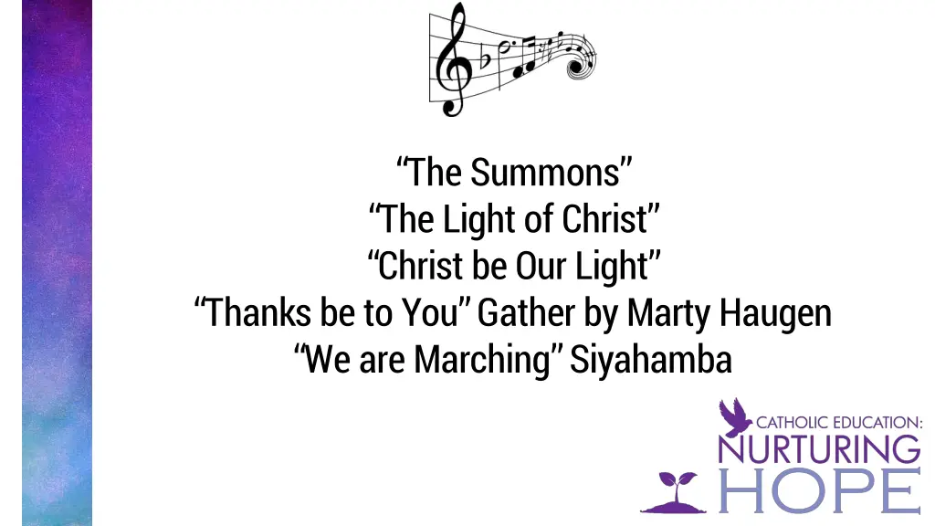 the summons the light of christ christ