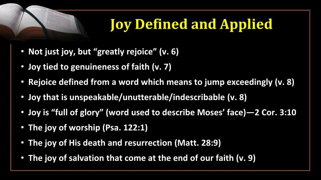 joy defined and applied 3