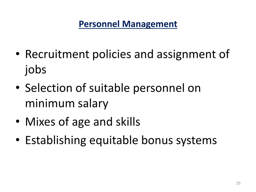 personnel management 1