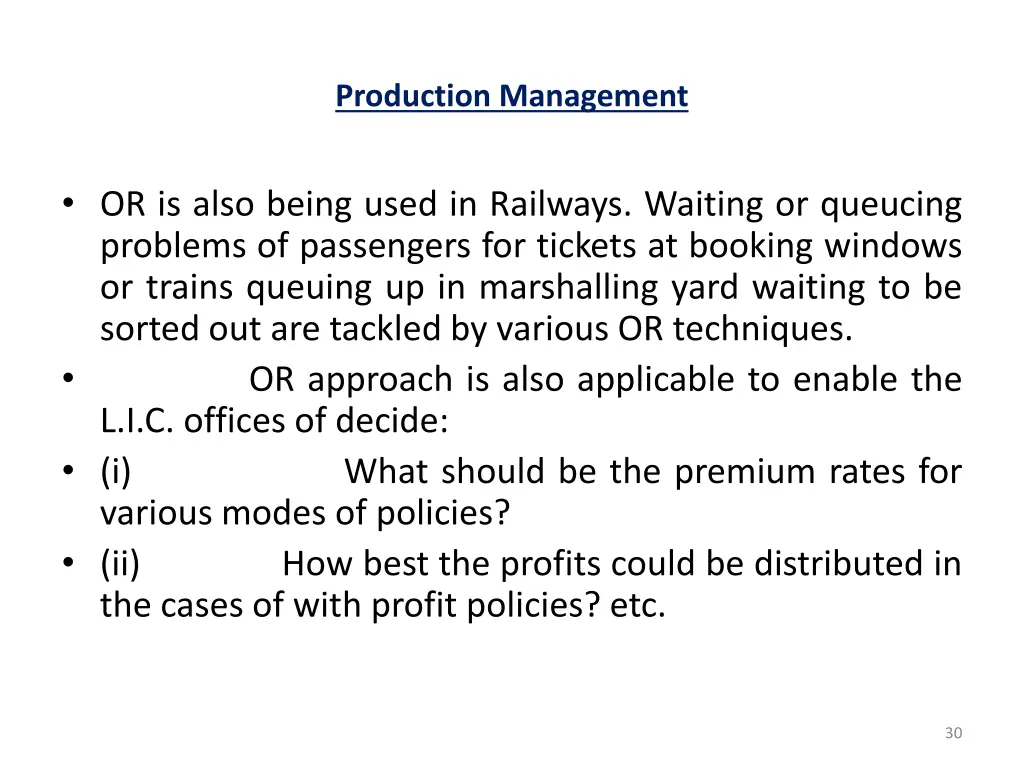 production management 4