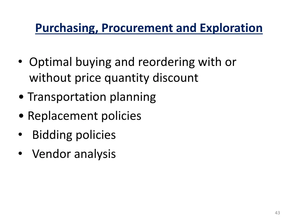 purchasing procurement and exploration 3